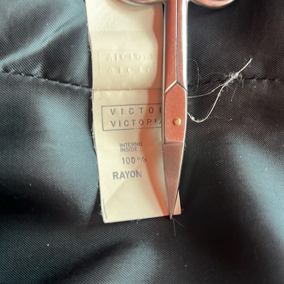 Vintage 90’s Victor Victoria navy cashmere blazer. Made in Italy, Size 44 - Picture 8 of 8